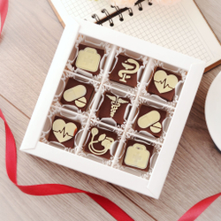 Набор "Врачу" из молочного шоколада