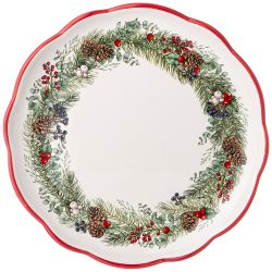 ТАРЕЛКА ОБЕДЕННАЯ AGNESS "CELEBRATION" 24,5*2,5 СМ (КОР=16ШТ.)