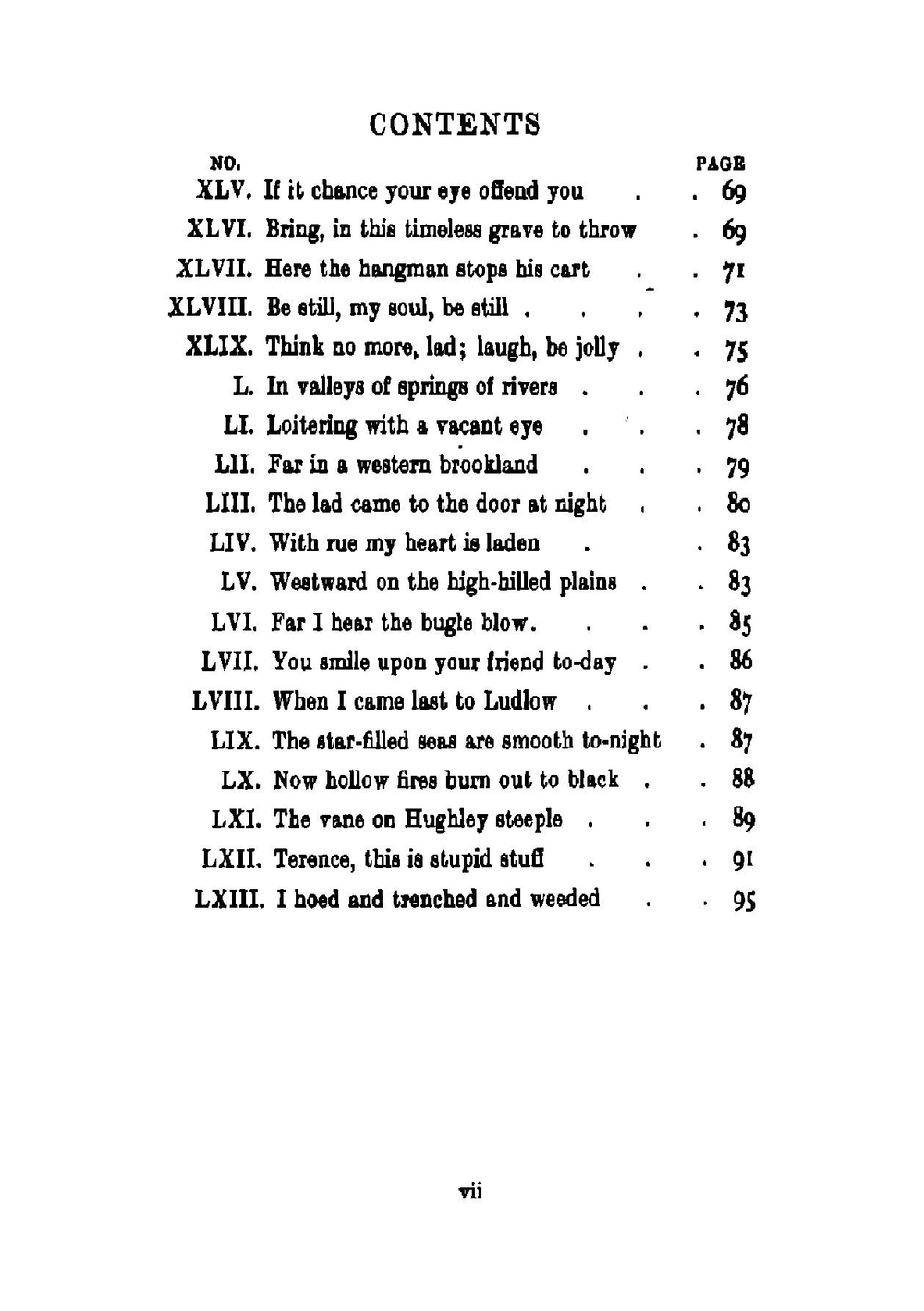 Shropshire Lad | A. E. Housman