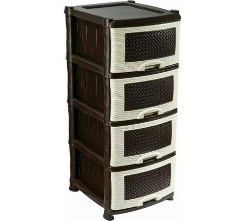 Комод Плетёнка коричневый