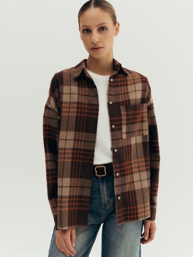 Рубашка в крупную клетку