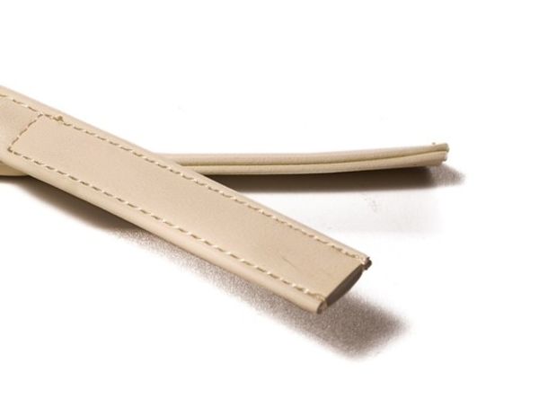 Ручки сумочные круглые узкие 53см, молочный [9002]