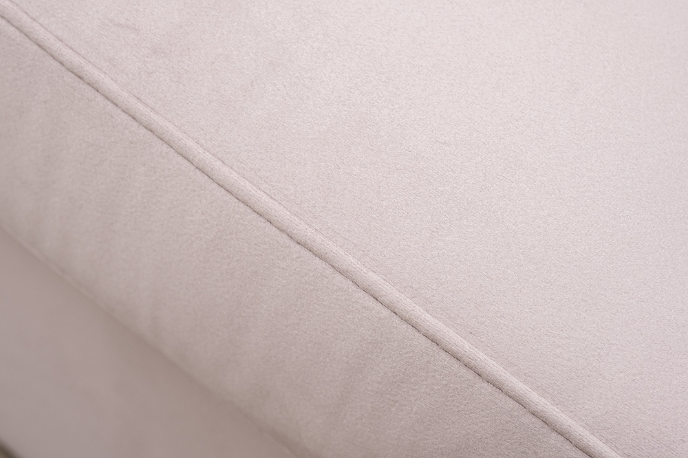 Диван велюровый двухместный Garda Decor Paolo раскладной бежевый