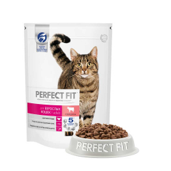 Perfect Fit корм для кошек с говядиной (Adult)