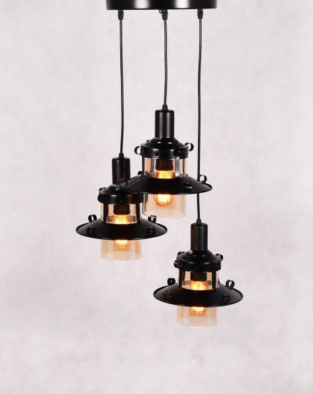 Подвесная люстра Lumina Deco Capri LDP 11328 B-3 BK