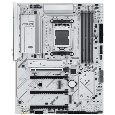 ASUS Main Board Desktop Socket AM5 AMD B850 Chipset 4 xDIMM slots,DDR5 1 x DisplayPort 1 x HDMI port 1 x PCIe 5.0 x16 slot(supports x16 mode) 1 x Wi-Fi module 3 x M.2 4 x SATA ATX Form Factor