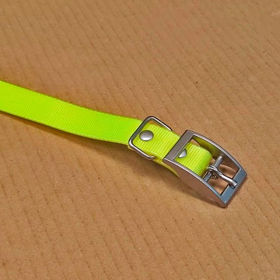 Сменный ошейник 19 мм для Garmin T5 mini, TT15 mini, Barklimiter, Delta, PRO (желтый)