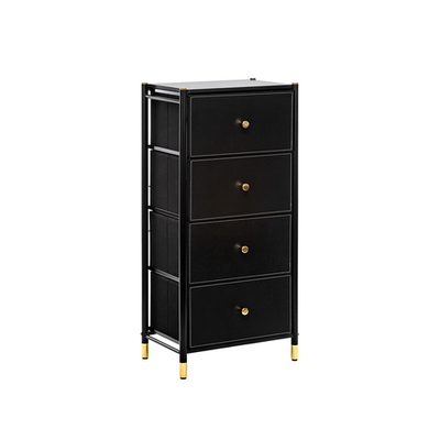 Комод Leset Нирита/Хайди, 4 ящика, Черный