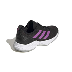 Женские Кроссовки теннисные Adidas Court Flash W - core black/semi pulse lilac/grey two