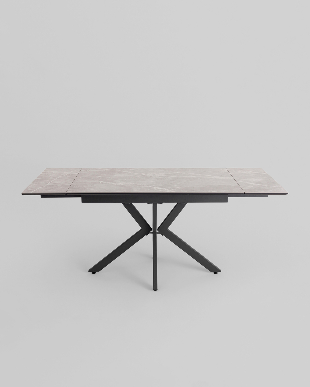 Стол раскладной Marmer 120-180*80*76 керамика антрацит