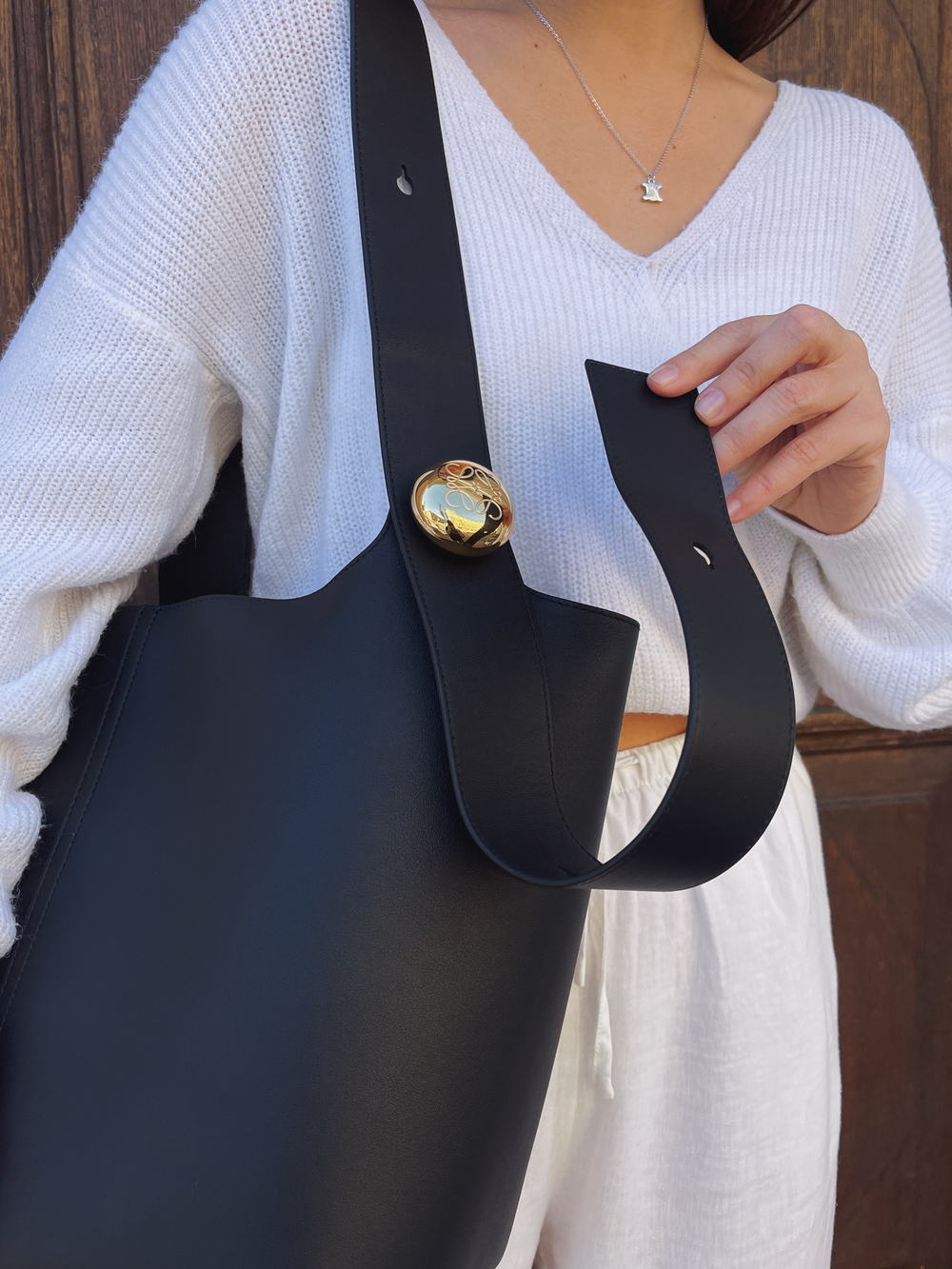 Loewe Medium Pebble Bucket Bag