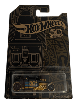 Hot Wheels 50th Anniversary Black & Gold Set 6/6 + Rare '67 Camaro Gold (2018)