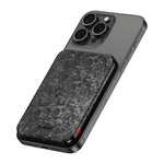 Внешний аккумулятор MagSafe SHARGE CarbonMag (5000 мА·ч) Беспроводная зарядка: Qi 15 Вт. Проводная зарядка: USB-C. Есть LED-индикация, поддержка PD 3.0, QC 3.0, PPS, AFC и FCP. Энергоёмкость — 19,25 Вт·ч. Максимальная выходная мощность — 20 Вт