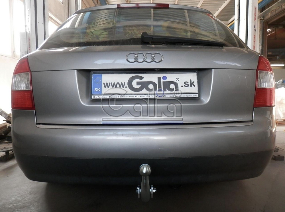 Оцинкованный фаркоп на Audi A4 седан/универсал (Avant) 2000-2007, включая 4WD (Quattro), SEAT Exeo седан/универсал 2009- (без электрики), Galia A036C