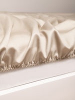 UTOPIA Простыня натяжная, сатин темно-бежевый