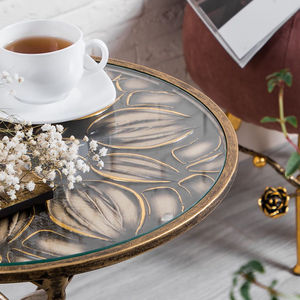 Столик декоративный Зарнички Санфлауэр Каштан