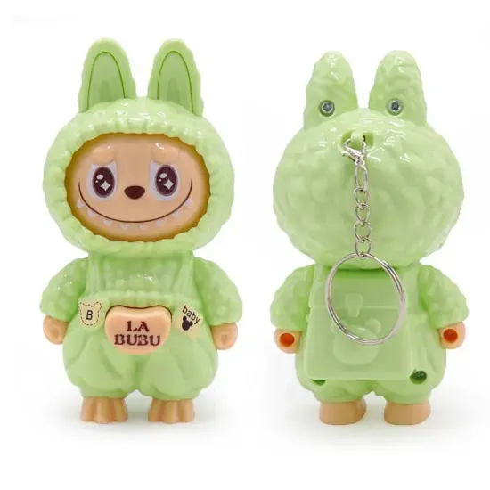 Брелок Лабубу лицо-перевертыш в ассорт. 9.5см