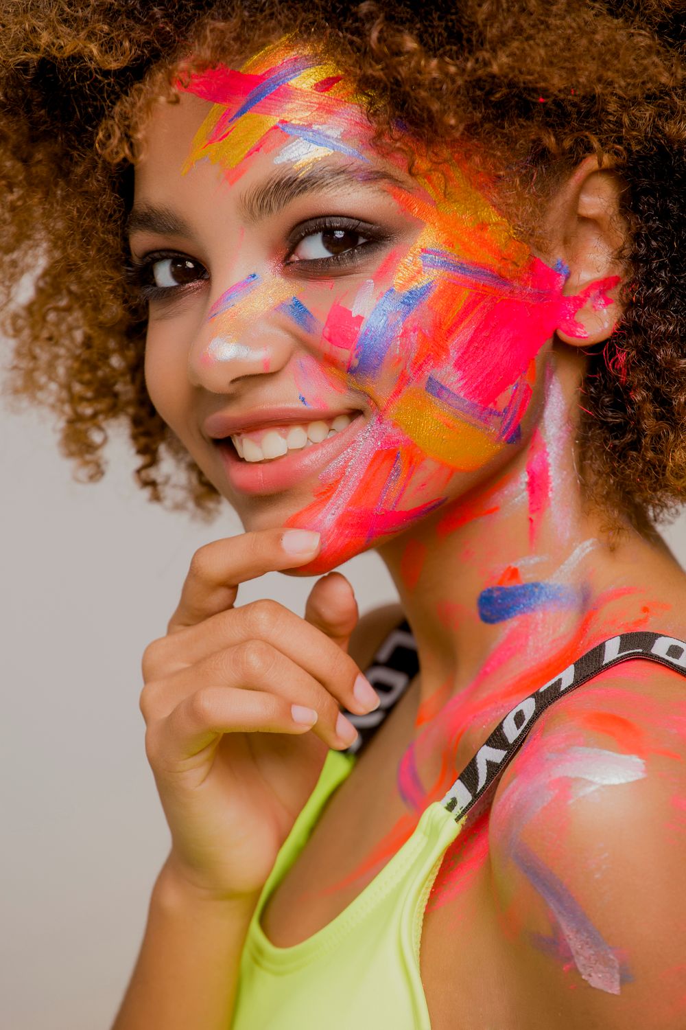 Декоративный гель для лица, волос и тела Color Gel Pink Neon