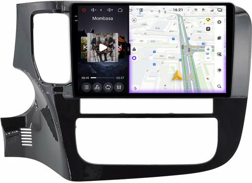 Магнитола для Mitsubishi Outlander 3 2012-2022 (левый руль, рамка 9) - Redpower 85656 PRO/PROmax ТОП звук, 2K QLED, Android 14, Быстрейшая, CarPlay, 4G SIM-слот