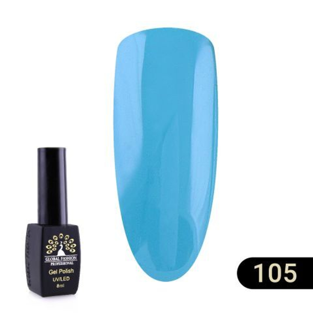 Гель лак BLACK ELITE 105, Global Fashion 8 мл