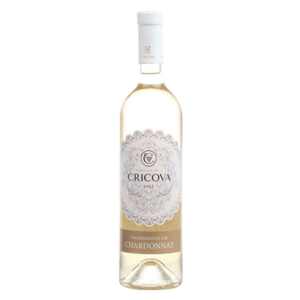 Вино Cricova Chardonnay белое сухое 0,75 л