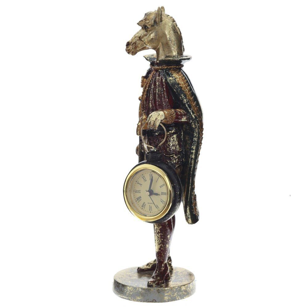 GAEM Фигурка декоративная "Лошадь" с часами D4см, (LR44x1), L12 W7,5 H24,5 см