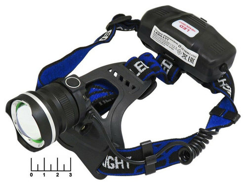 Фонарь Налобный  "VKL-FL-302" 5W+1COB 3W.3 режима
