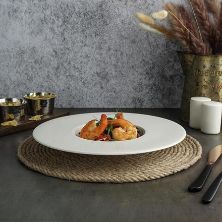 Тарелка глубокая 160 мл d 25 см h3,2 см для пасты   Noble [1]