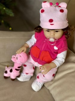 Кукла Реборн виниловая 48см в пакете (FA-021)