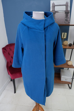 Пальто Мария Браславская с капюшоном 44 размер