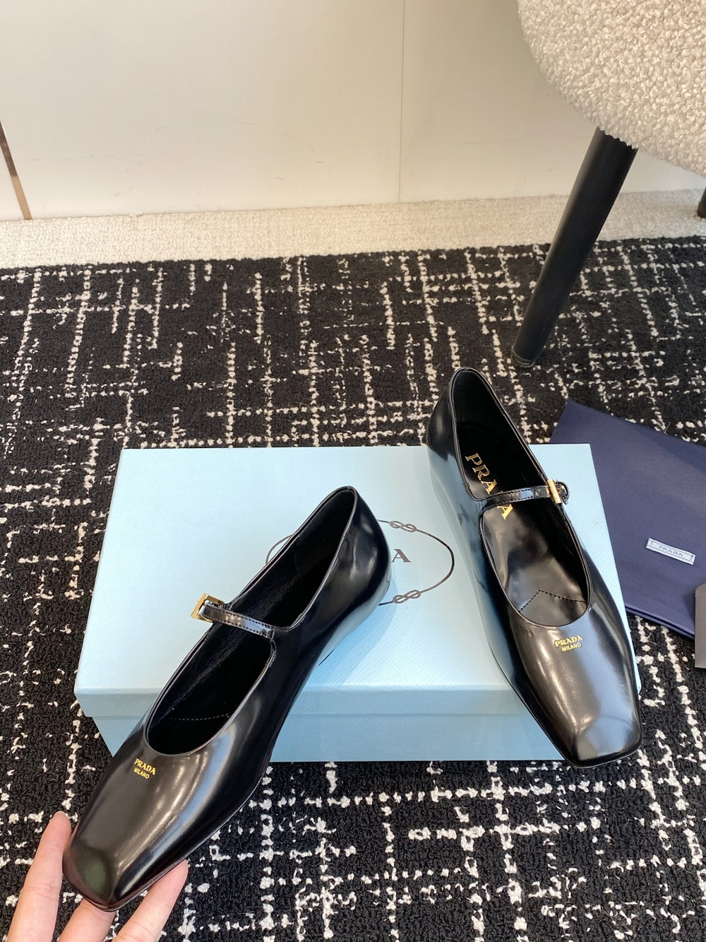 Prada Mary Jane Ballerinas