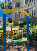 Уличный модуль для творческой организации образовательной среды Художественный экран