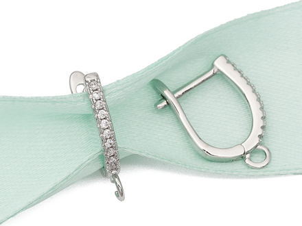 Швензы "Дорожка" 18мм, со стразами (уценка)