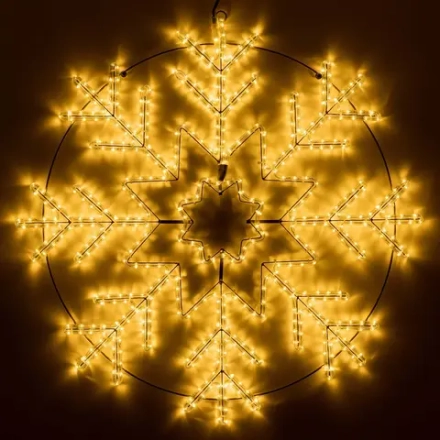 Светодиодное украшение ARD-SNOWFLAKE-M8-950x950-540LED Warm Ardecoled 034255