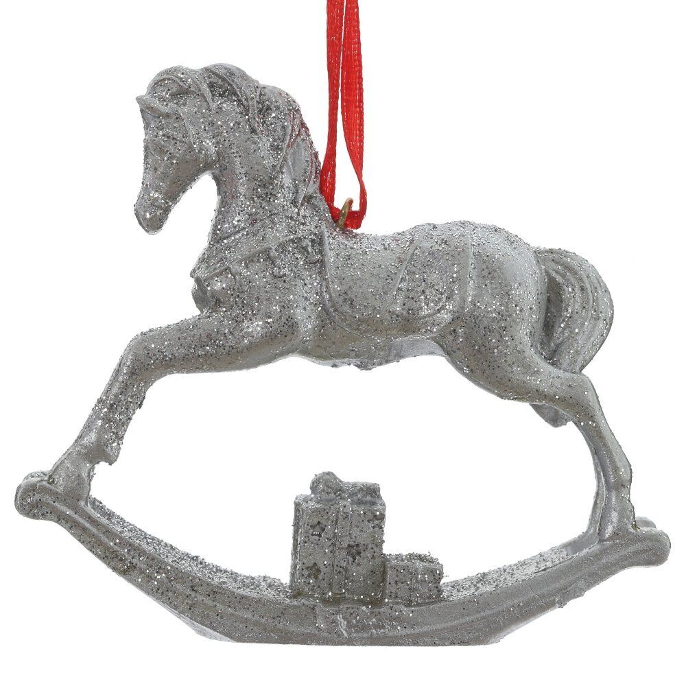 GAEM Фигурка декоративная подвесная "Лошадка-качалка", L10 W2,5 H8,5 см, 2в.