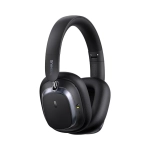 Наушники Baseus Bowie H1s, Bluetooth 5.4, шумоподавление, чёрные