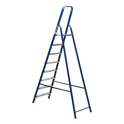 Стремянка, 8 ступеней, стальная, Сибртех, 97848