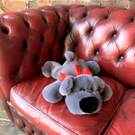 меховая собака игрушка