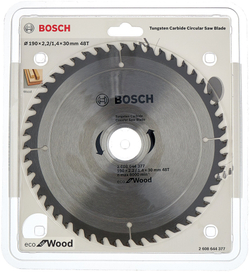 Пильный диск ECO WOOD (190x30 мм; 48T) Bosch