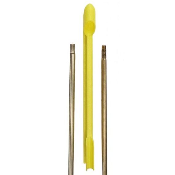 Мотовильце линя + заглушка острия гарпуна (2 в 1) DELFiN желтый