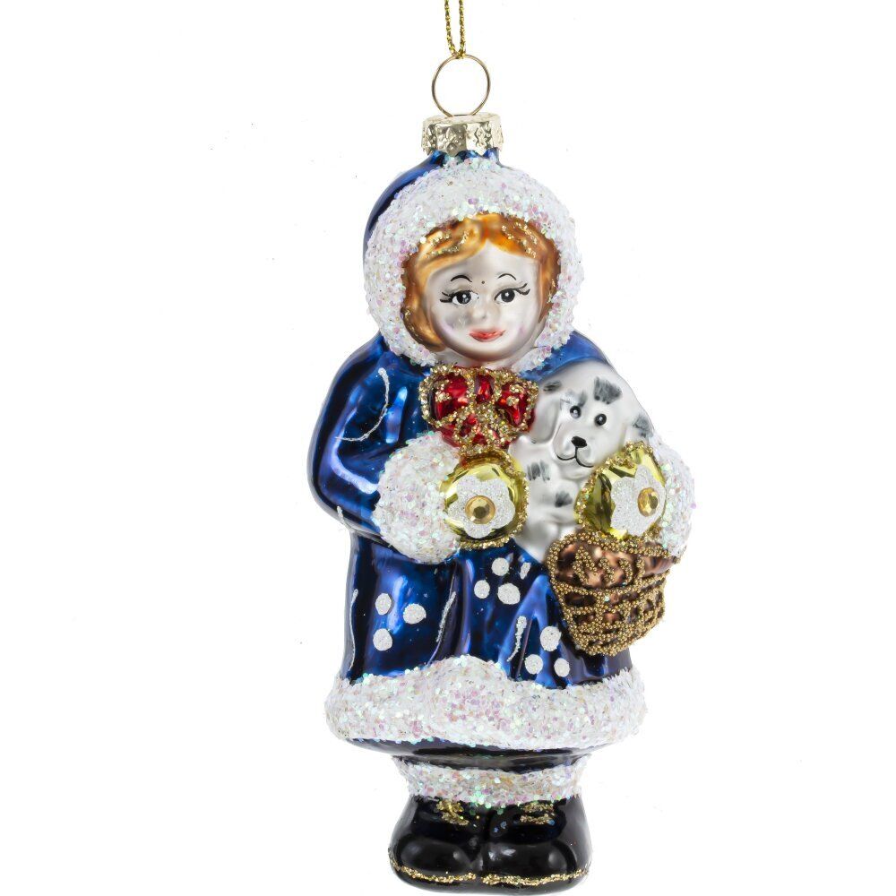 GAEM Украшение новогоднее "Девочка", L7 W5,5 H14 см