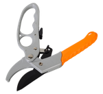 Секатор ВИХРЬ 200мм (возвратная пружина, храповый механизм, тефлоновое покрытие, обрезиненные рукоятки)