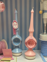 Новогодняя свеча верхушка на елку "Коробочка из детства"