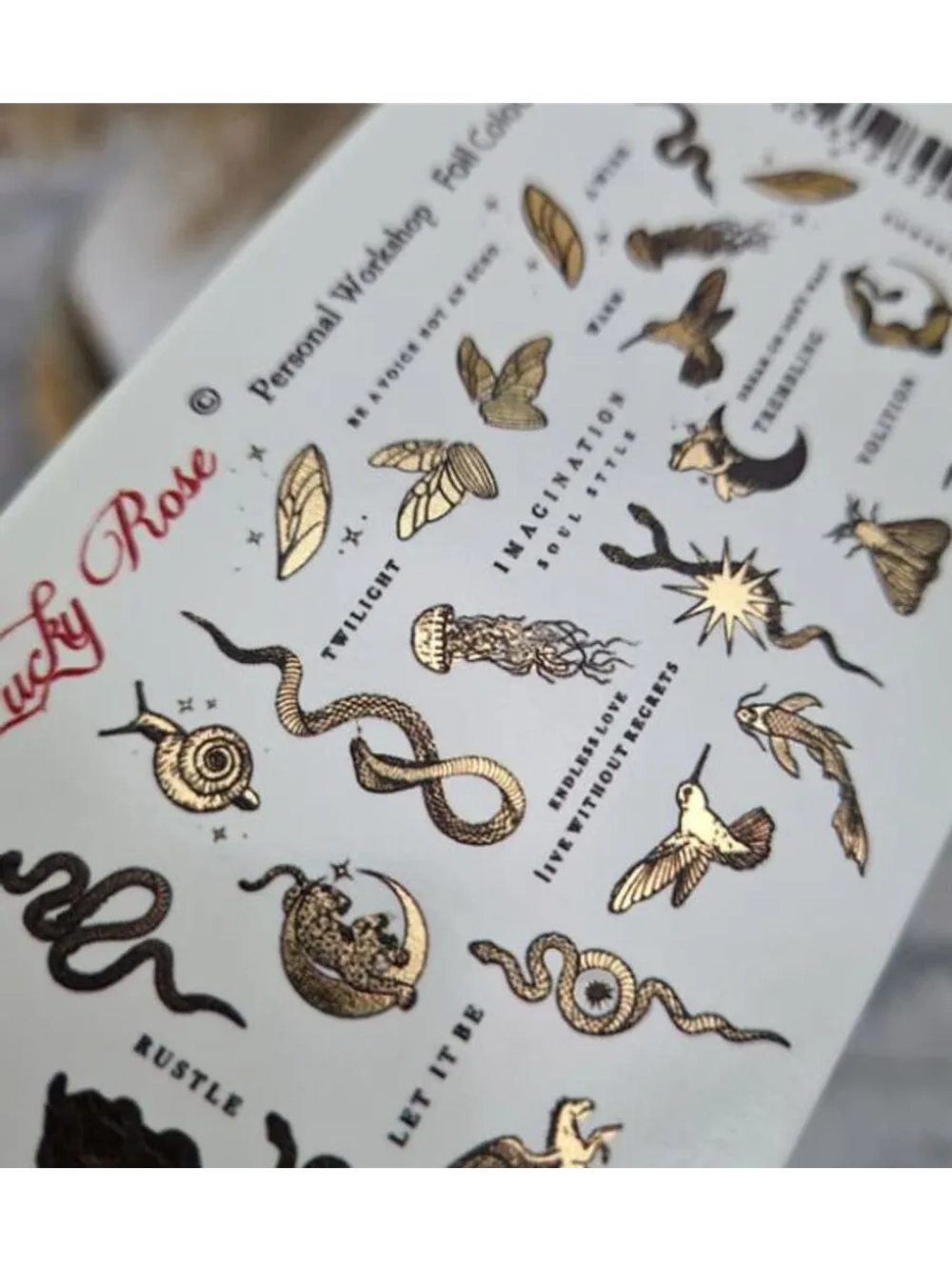 Набор слайдеры 2шт Lucky Rose. Foil 074, 081