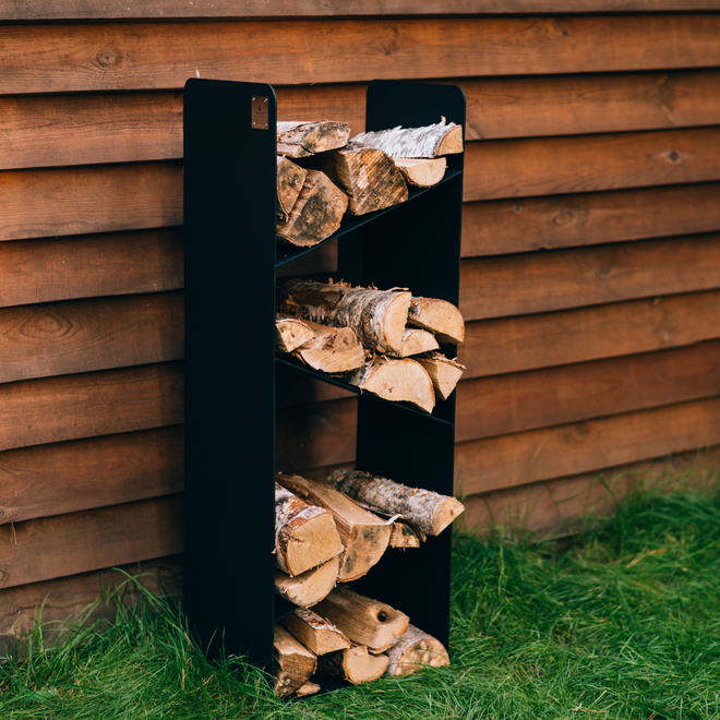 Уличная дровница Искры Костра Стела