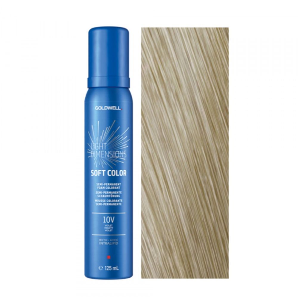 Goldwell LightDimensions Soft Color - Мягкая тонирующая пенка для волос 10V 125 мл