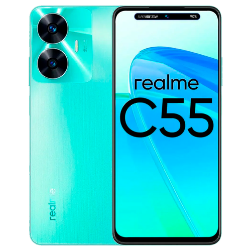 Смартфон Realme C55 6/128GB, Rainforest (Зеленый)