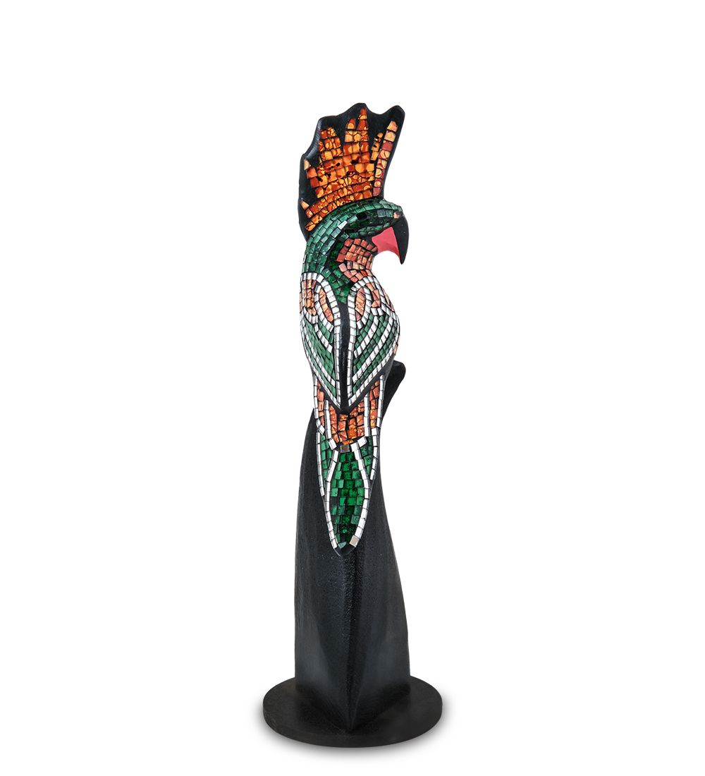 Decor and Gift 23-030-03 Н-р статуэток из трех «Какаду» дерево+стекл.мозаика (50,40,30 см)