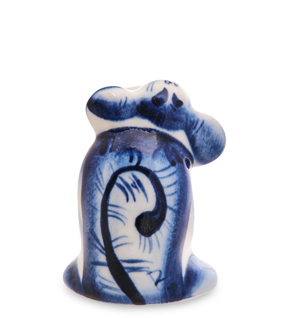 ГЛ- 743 Фигурка «Обезьяна» (Гжельский фарфор)