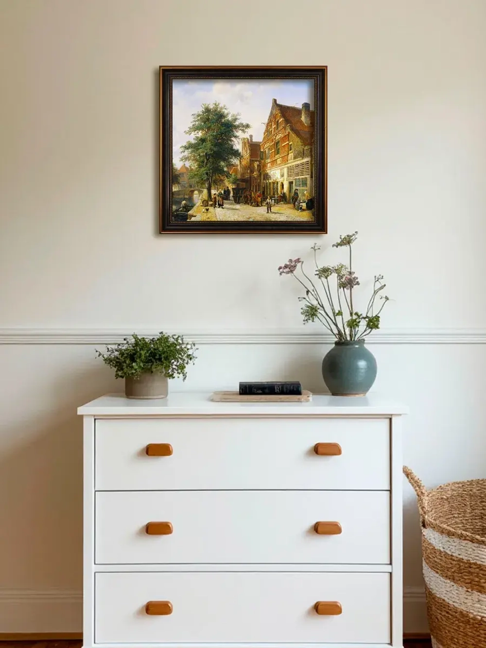 Картина серии "Голландия" настенная для интерьера 36*36 см